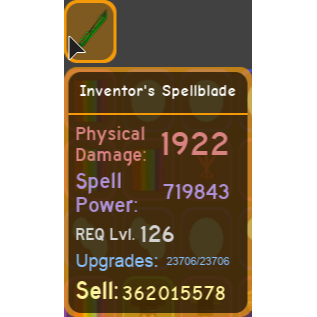 Other Dungeon Quest 126 Blade In Game Items Gameflip
