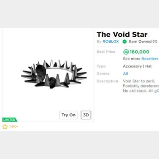 Collectibles The Void Star In Game Items Gameflip - selling high end good roblox account bc items worth