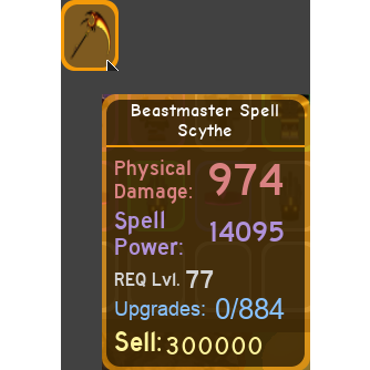 Roblox Dungeon Quest Beastmaster Spell Scythe - spelldaggers roblox dungeon quest wiki fandom powered by