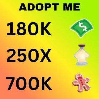 BUCKS & AGE UP POTIONS AND GINGER BREAD - Adopt Me 