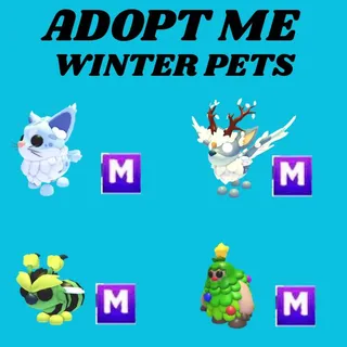 CHRISTMAS SPIRIT 1X MEGA - MAINE COON 1X MEGA - HUMBUG 1X MEGA - TREE SASQUATCH 1X MEGA - Adopt Me 