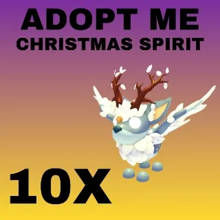 CHRISTMAS SPIRIT  10X - ADOPT ME 