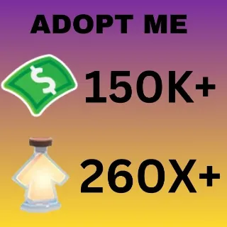 BUCKS AND AGE UP POTIONS  - ADOPT ME 