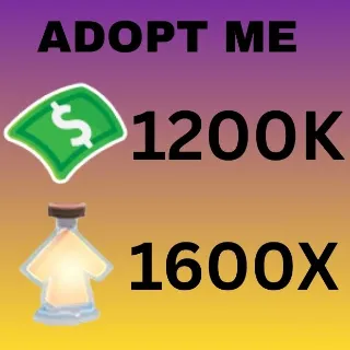 BUCKS AND AGE UP POTIONS  - ADOPT ME 