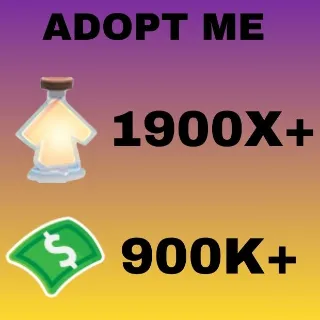 BUCKS AND AGE UP POTIONS  - ADOPT ME 