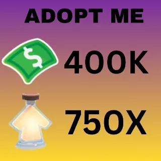 BUCKS AND AGE UP POTIONS  - ADOPT ME 