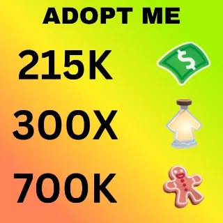 BUCKS & AGE UP POTIONS AND GINGER BREAD - Adopt Me 