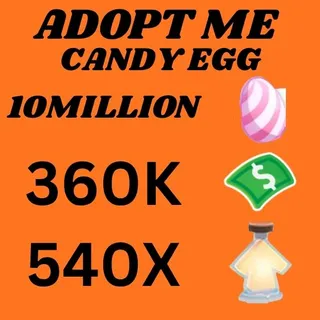 CANDY EGG AND BUCKS AND AGE UP POTIONS - ADOPT ME 