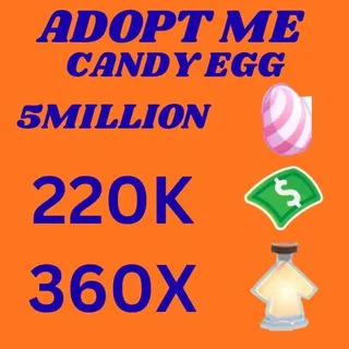 CANDY EGG AND BUCKS AND AGE UP POTIONS - ADOPT ME 