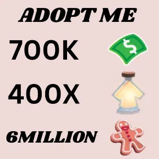 BUCKS & AGE UP POTIONS AND GINGER BREAD - Adopt Me 