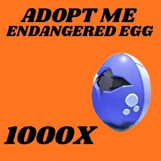 ENDANGERED EGG  1000X - ADOPT ME 