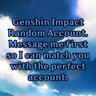 genshin impact random account