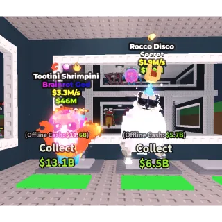 Tootini Shrimpini + Rocco Disco (good traits!)