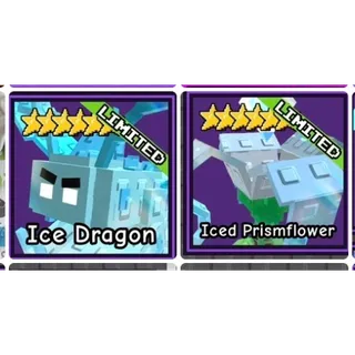 Ice dragon + Iced Prismflower bundle