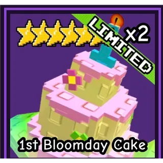 1st Bloomday Cake