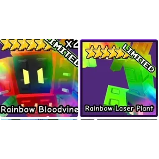 Rainbow Bloodvine + Rainbow Laser Pl