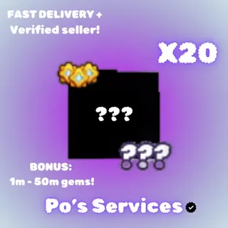 20X Random Huges(bonus)