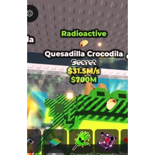 Quesadilla crocadilla radioactive with taco trait