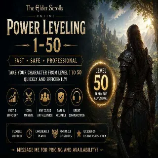 ⚔️ESO - Level 1–50 Power Leveling