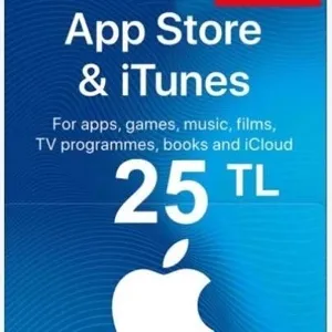 25 TL iTunes TURKISH Instant Delivery