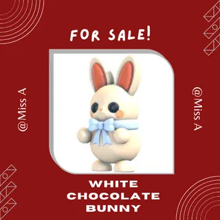 10X MEGA WHITE CHOCO BUNNY