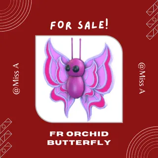 FR ORCHID BUTTERFLY
