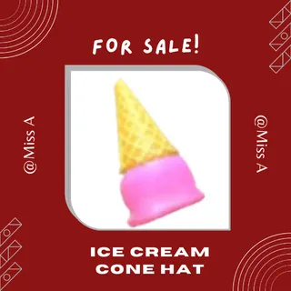 4X ICE CREAM CONE HAT