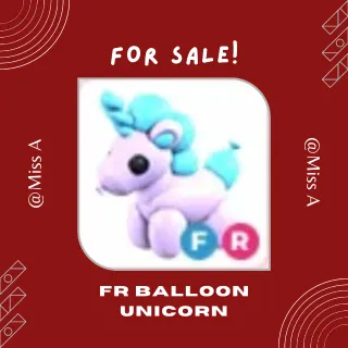 3X FR BALLOON UNICORN