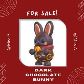 4X MEGA DARK CHOCO BUNNY