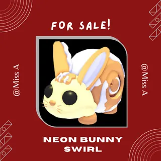 NEON BUNNY SWIRL
