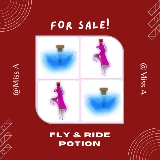 5X RIDE POTION & 5X FLY POTION