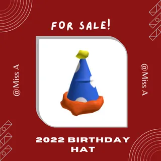 2022 BIRTHDAY HAT