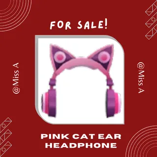 12X PINK CAT EAR HEADPHONES
