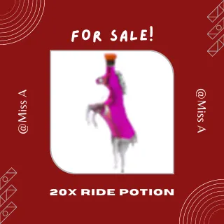 20X RIDE POTION
