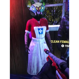 Red Asylum uniform 