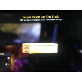 Enclave Plasma Gun true stock ps 