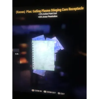 Gatling Plasma Stinging core Plan