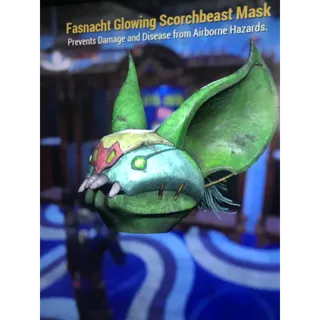 Glowing Scorchbeast mask 