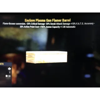 Enclave Flamer Barrel PlayStation 