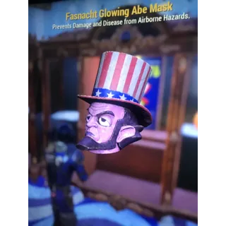 Glowing Abe mask 
