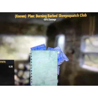 Burning Barbed Sheepsquatch Club 