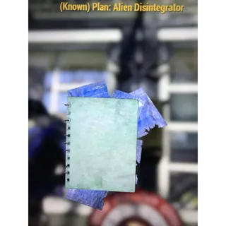 Alien Disintegrator Plan