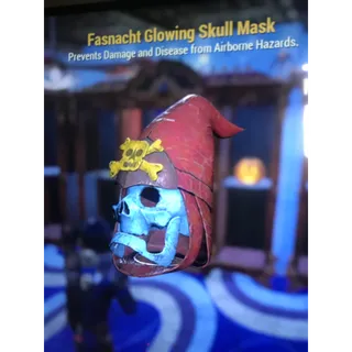 Glowing skull mask 