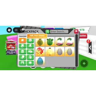 8x Egg, 1x Pet Bundle