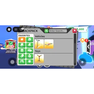 melon skateboard and duck scooter