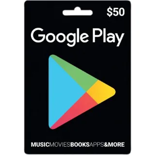 $50 Google Play US