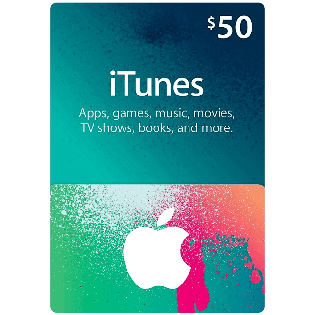 $50 iTunes Gift Card (USA) - Great deal! - iTunes Gift ...