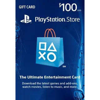 $100 PlayStation Store US