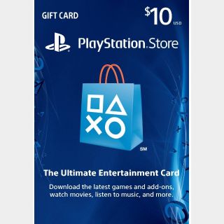 $10 Playstation Store US - FLP Only!