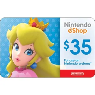Nintendo eShop $35 Gift Card (USA)